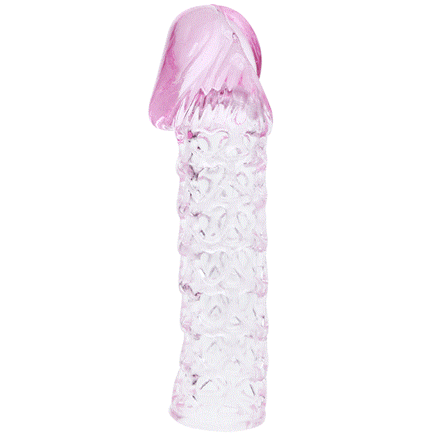 Extension de pénis texturée et anneau pénien — BAILE FOR HIM