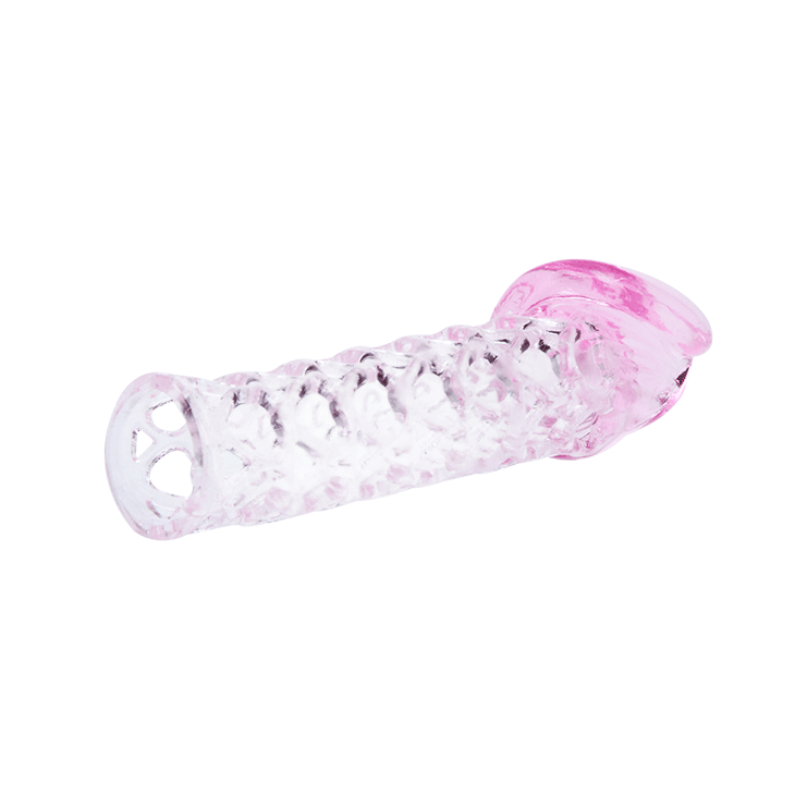 Extension de pénis texturée et anneau pénien — BAILE FOR HIM
