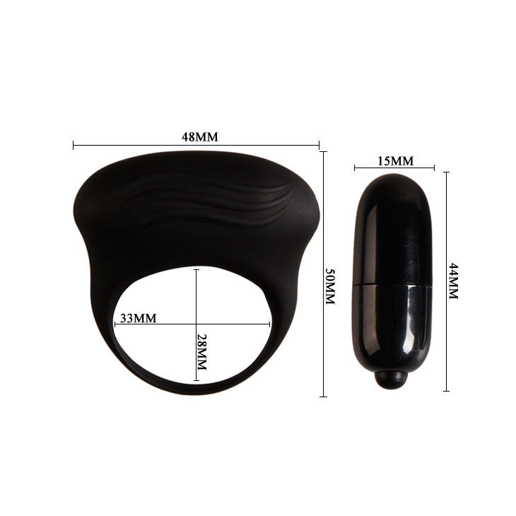 Anneau vibrant stimulateur en silicone — PRETTY LOVE MALE