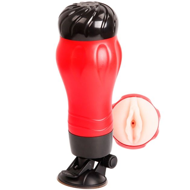Masturbateur vagin vibrant à base ventouse — CRAZY BULL