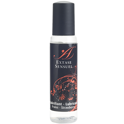 Lubrifiant gourmand à la fraise pour voyage — EXTASE SENSUAL