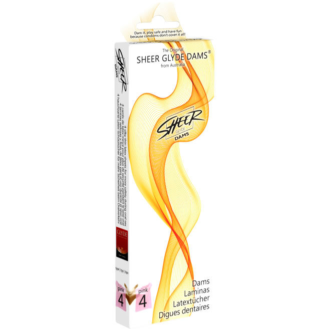 Digue dentaire latex parfum fraise — SHEER GLYDE