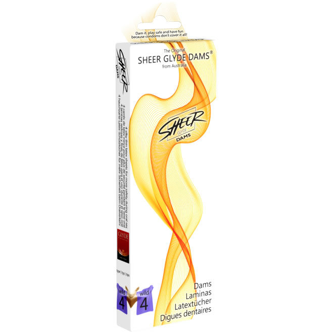 Digue buccale latex parfum mûres sauvages — SHEER GLYDE