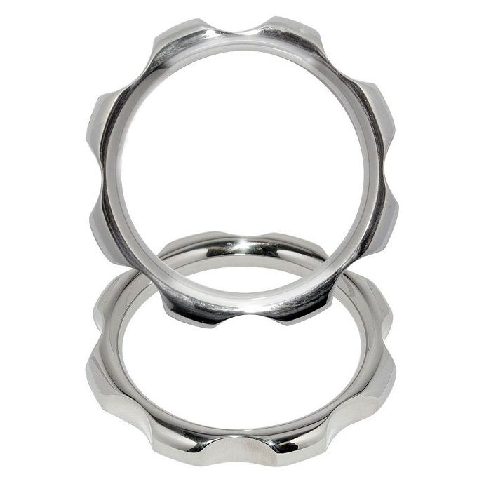 Anel de torque em aço para pénis e testículos 50 mm — METAL HARD