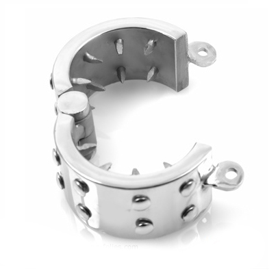 Anneau de chasteté métal à pointes — METAL HARD
