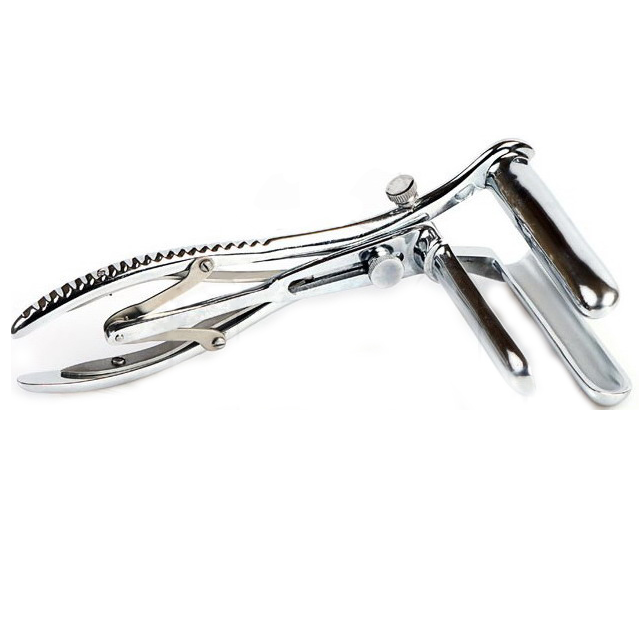 Spéculum anal triple réglable — METAL HARD