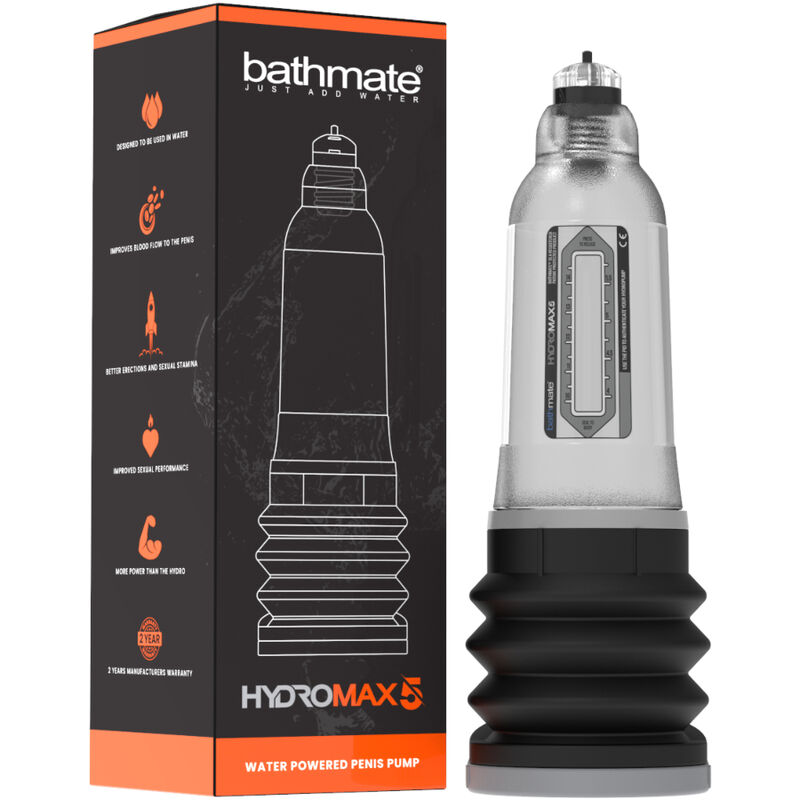 Pompe hydraulique Hydromax 5 transparente — BATHMATE