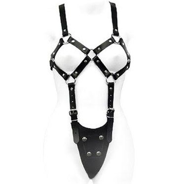 Harnais de corps en cuir réglable — LEATHER BODY