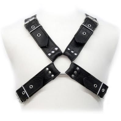 Harnais en cuir à boucles — LEATHER BODY