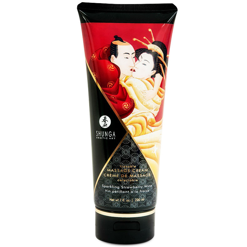 Crème de massage fraise et cava 200 ml — SHUNGA MASSAGE CREAM