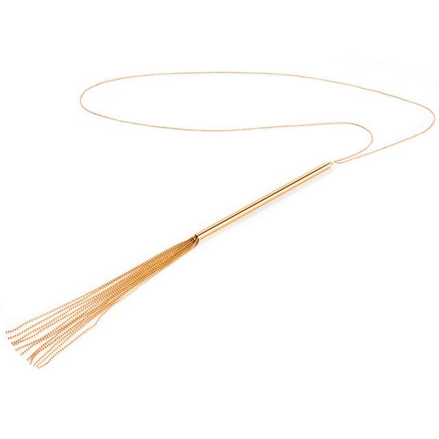 Collier fouet métallique double usage — BIJOUX MAGNIFIQUE