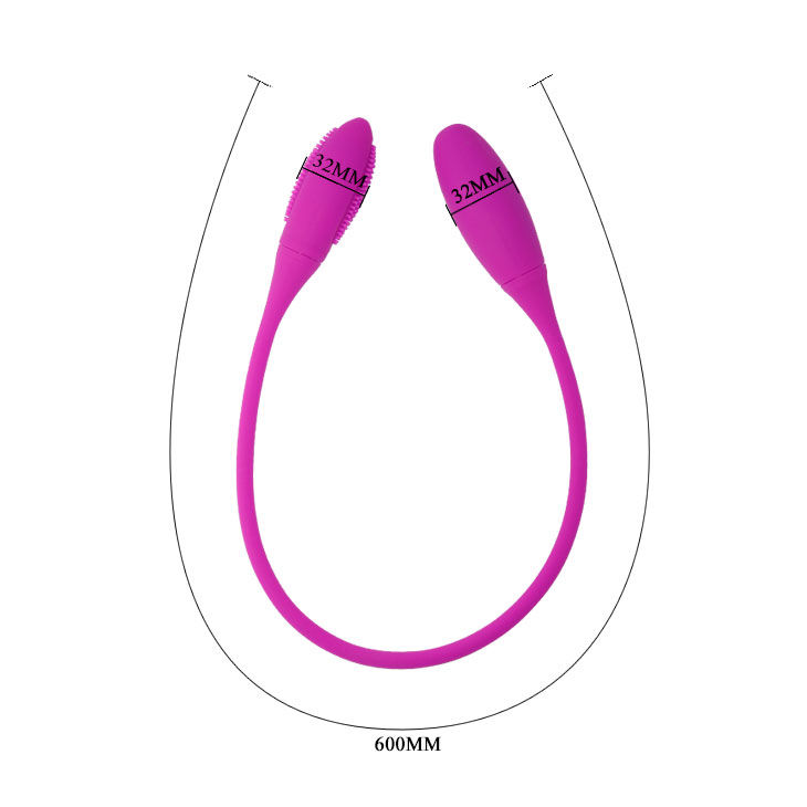 Double vibromasseur flexible en silicone — PRETTY LOVE SMART