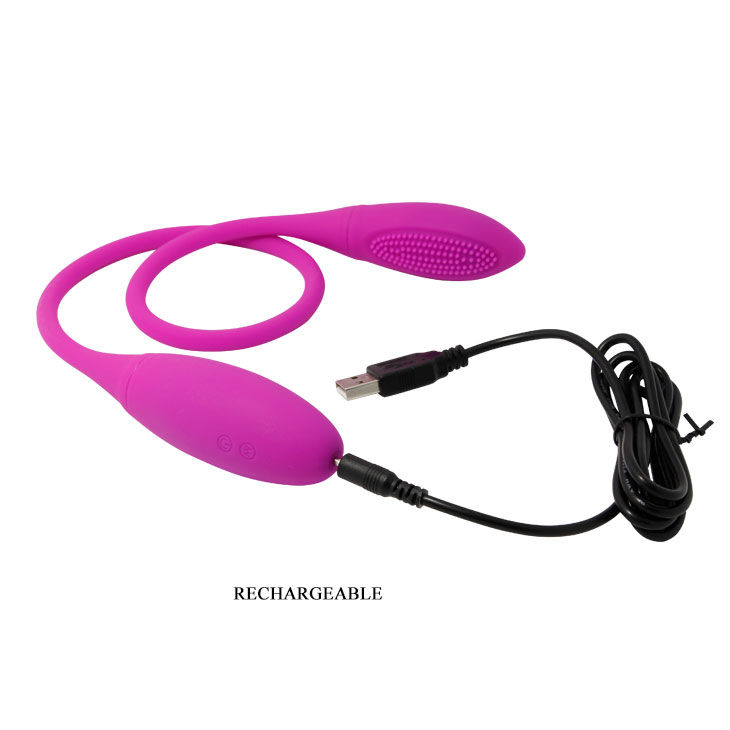 Double vibromasseur flexible en silicone — PRETTY LOVE SMART