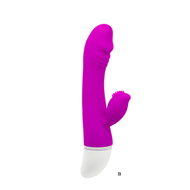 Vibrateur duo stimulant avec lapin en silicone — PRETTY LOVE FLIRTATION