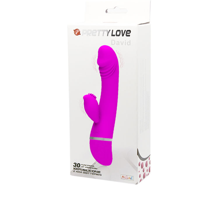 Vibrateur duo stimulant avec lapin en silicone — PRETTY LOVE FLIRTATION
