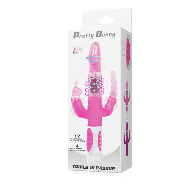 Vibromasseur rotatif triple stimulation — BAILE ROTATIONS