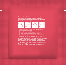Préservatifs lubrifiés parfum fraise (lot de 144) — CONFORTEX