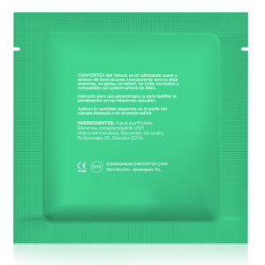 Lubrifiant unidose soyeux à base d'eau — CONFORTEX