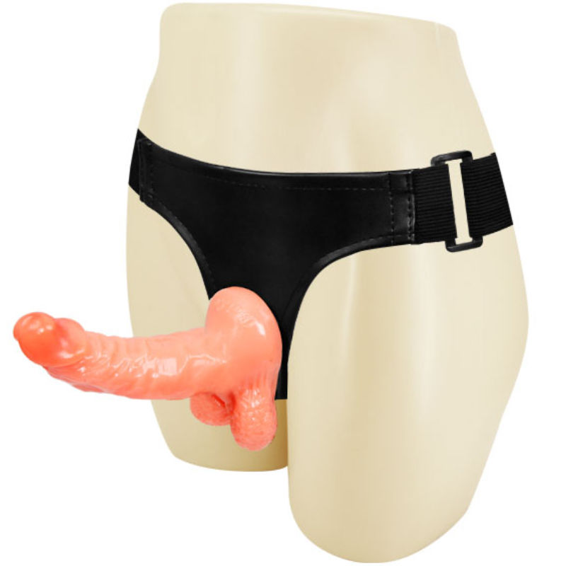 Harnais ajustable avec pénis réaliste et culotte réglable — BAILE HARNESS COLLECTION