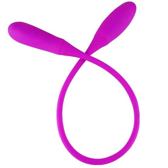 Vibromasseur souple double avec chatouilles et 7 vibrations — PRETTY LOVE SMART