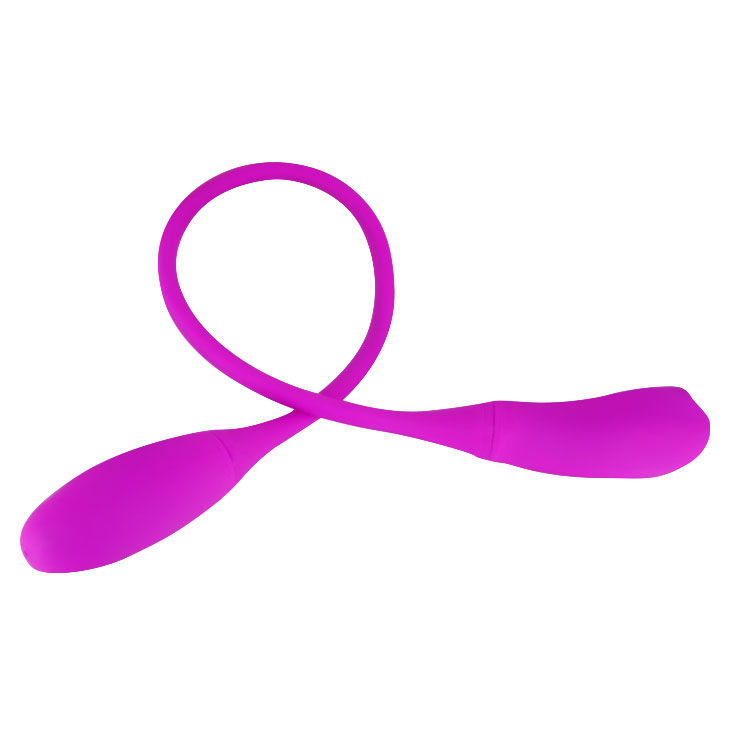 Vibromasseur souple double avec chatouilles et 7 vibrations — PRETTY LOVE SMART
