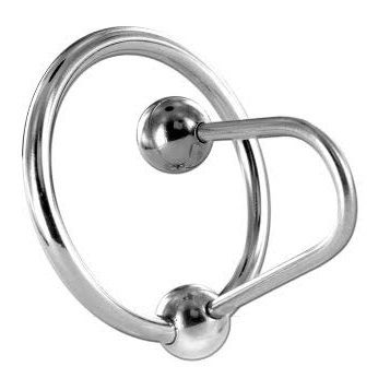 Anneau de gland métallique avec dilatateur urétral — METAL HARD