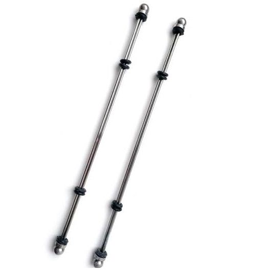 Double barre métallique à pinces réglables — METAL HARD