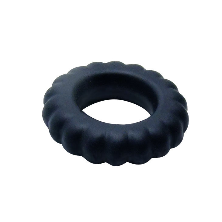 Bague de contention Titan noir 2 cm — BAILE FOR HIM