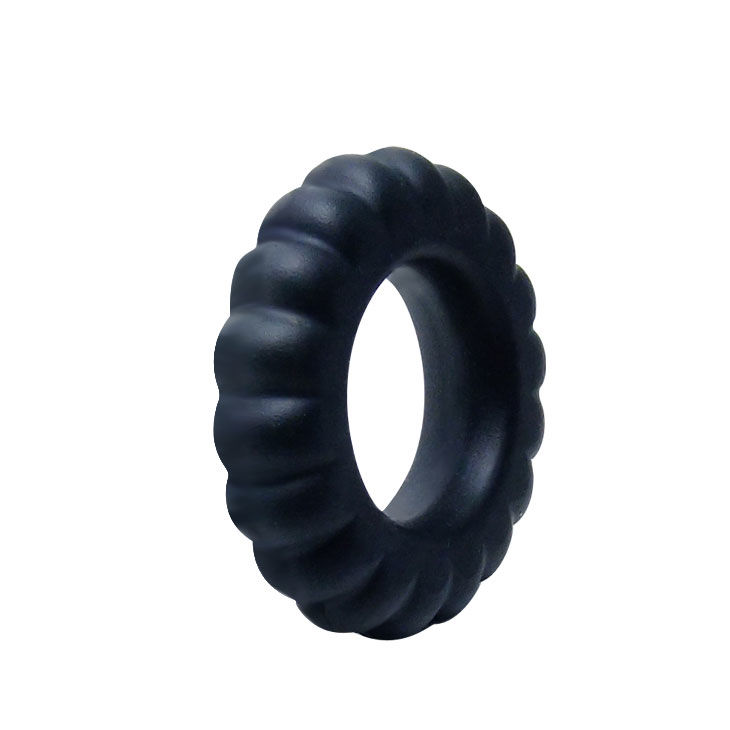 Bague de contention Titan noir 2 cm — BAILE FOR HIM