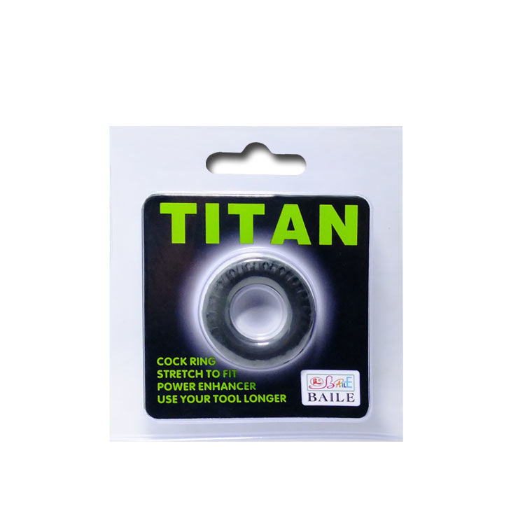 Bague de contention Titan noir et vert — BAILE FOR HIM