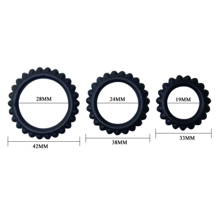 Set de 3 bagues de contention Titan — BAILE FOR HIM