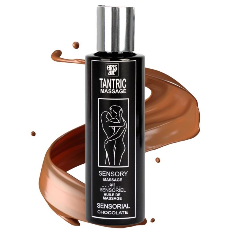 Huile de massage tantrique aphrodisiaque au chocolat — EROS-ART
