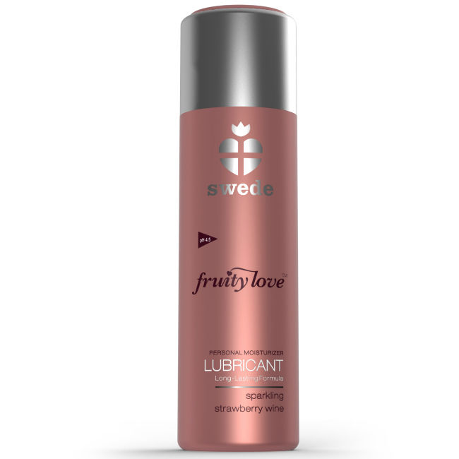 Lubricante afrutado burbujeante de fresa — SWEDE