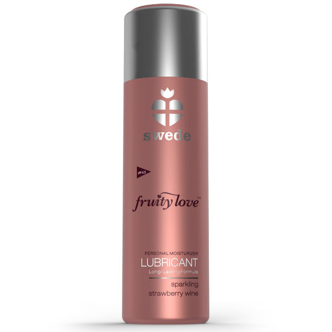 Lubrifiant fruité saveur vin mousseux fraise — SWEDE