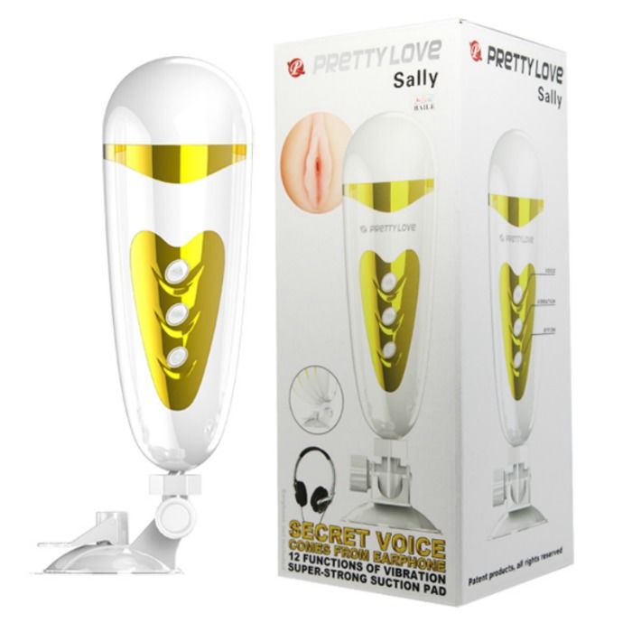 Masturbateur vibrant Sally avec simulation sonore — PRETTY LOVE MALE