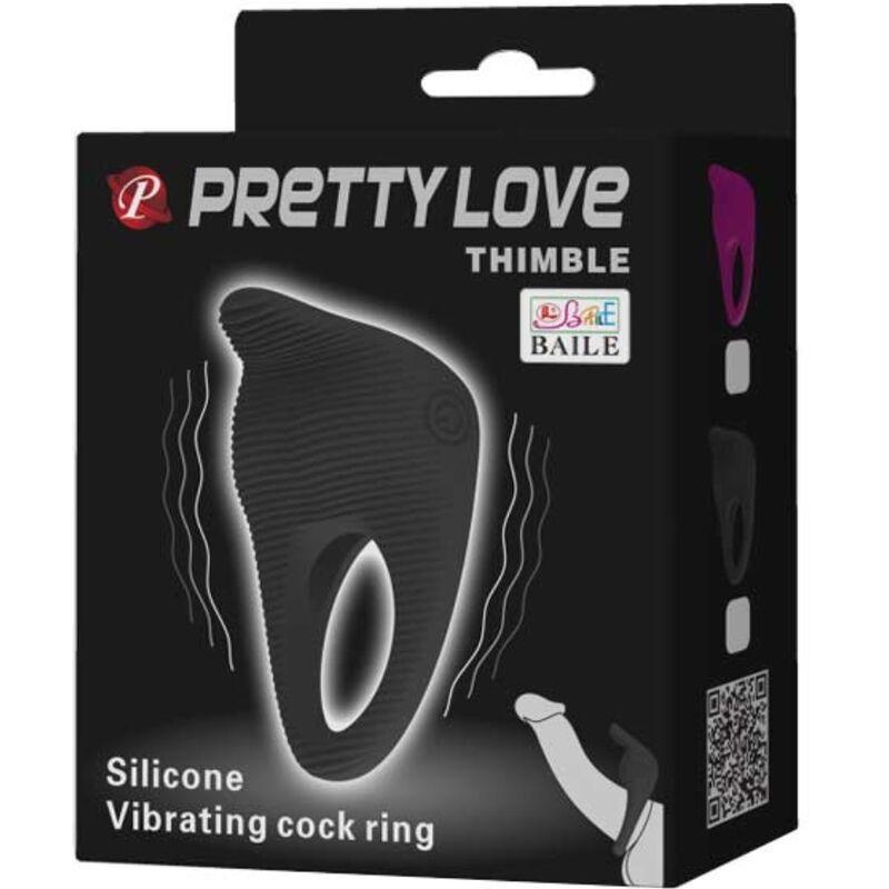 Anneau vibrant réutilisable en silicone — PRETTY LOVE MALE