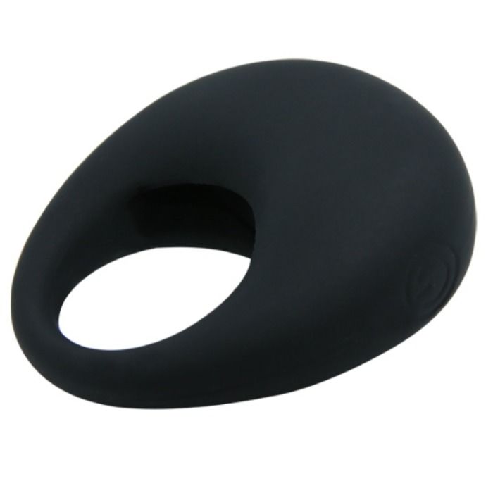 Anneau vibrant trapèze en silicone noir — Pretty Love Male