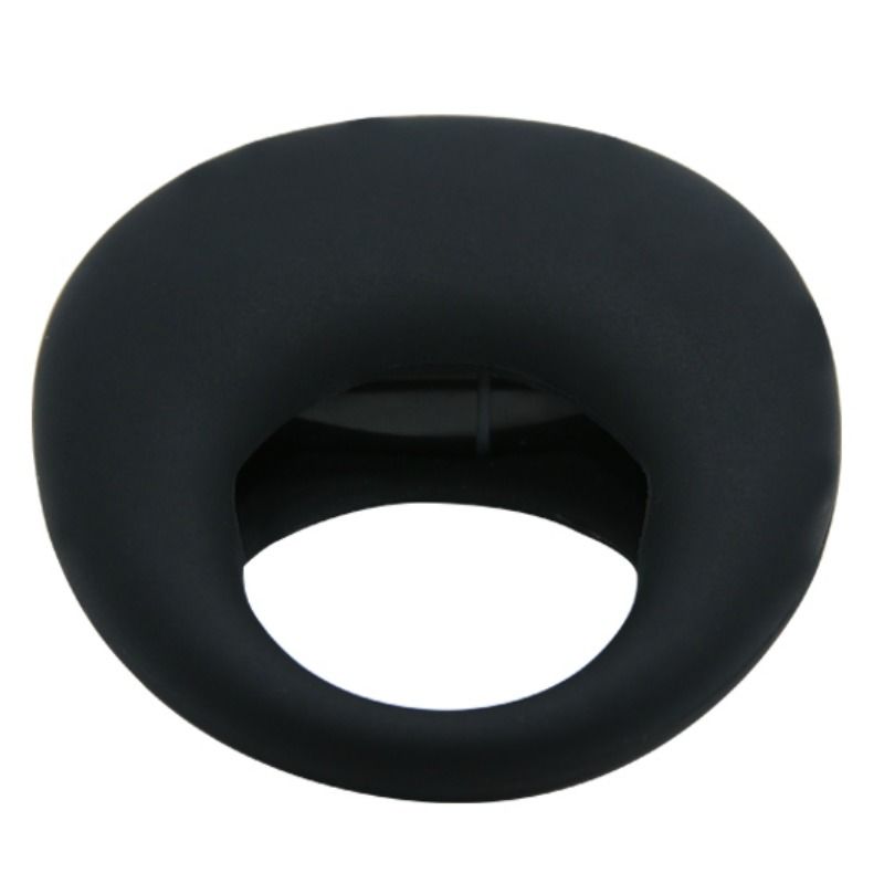 Anneau vibrant trapèze en silicone noir — Pretty Love Male