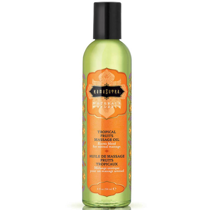 Huile de massage naturelle aux fruits tropicaux — KAMASUTRA COSMETICS