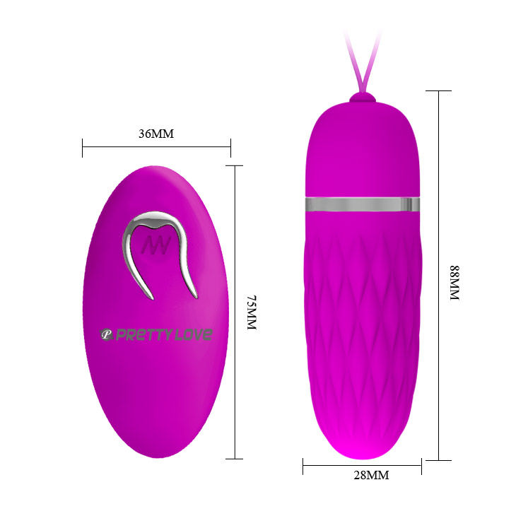 Stimulateur vibrant télécommandé en silicone — PRETTY LOVE