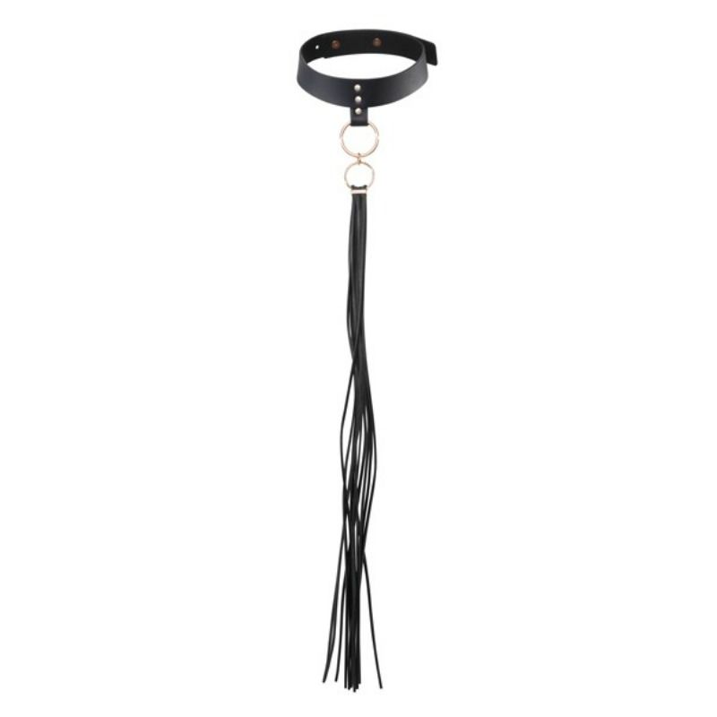 Collier pompon noir — BIJOUX MAZE