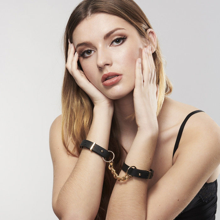 Double bracelets menottes noirs — BIJOUX MAZE