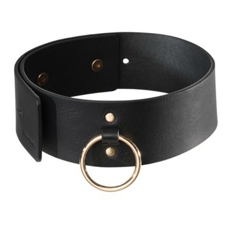 Collier bondage noir avec laisse — BIJOUX MAZE