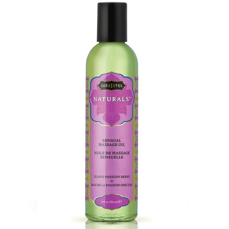 Huile de massage naturelle à la baie de la passion — KAMASUTRA COSMETICS