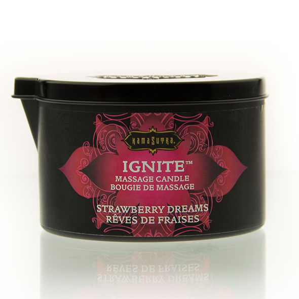 Bougie de massage sensuelle à la fraise — KAMASUTRA COSMETICS