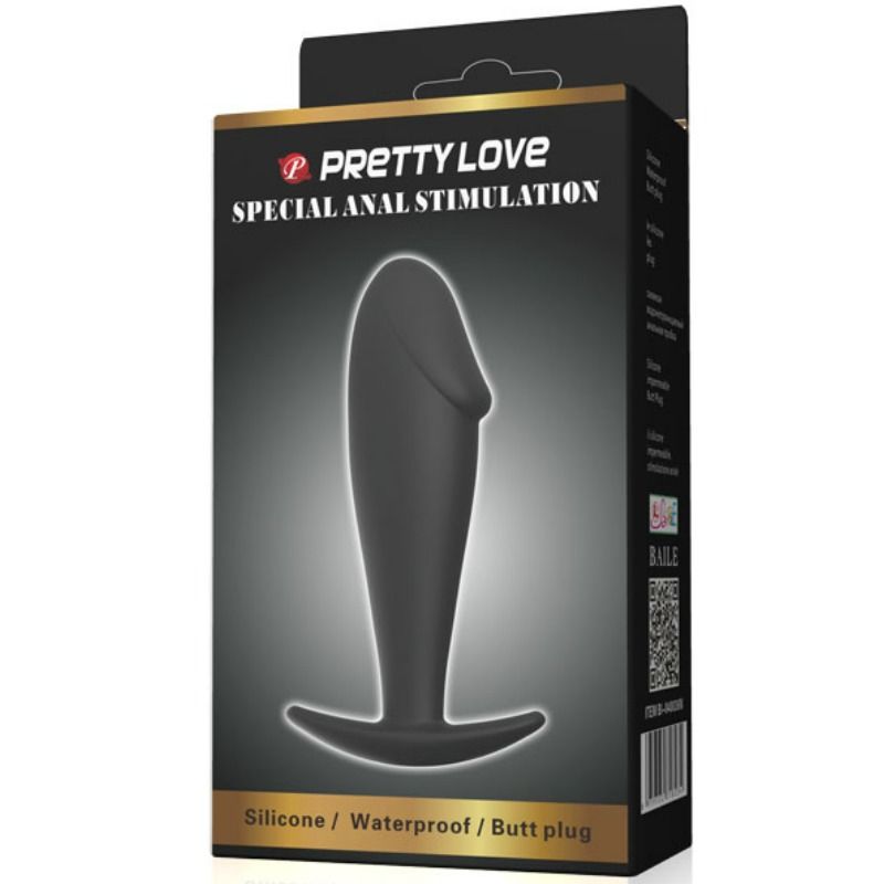Plug anal en silicone forme de pénis — PRETTY LOVE BOTTOM