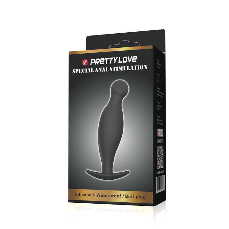 Plug anal en silicone ergonomique 11,7 cm — PRETTY LOVE BOTTOM