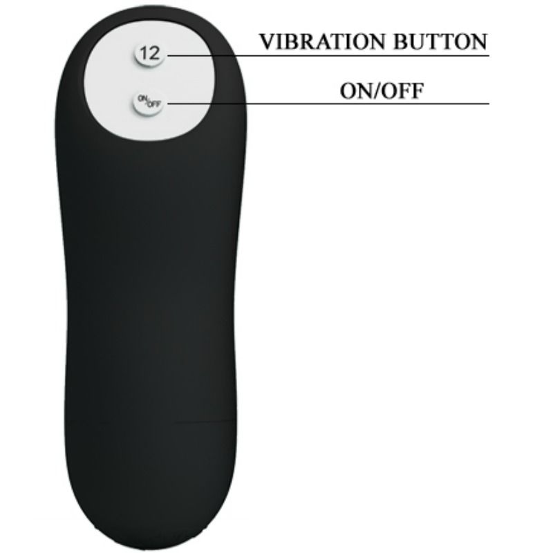 Plug anal vibrant forme pénis en silicone — PRETTY LOVE BOTTOM