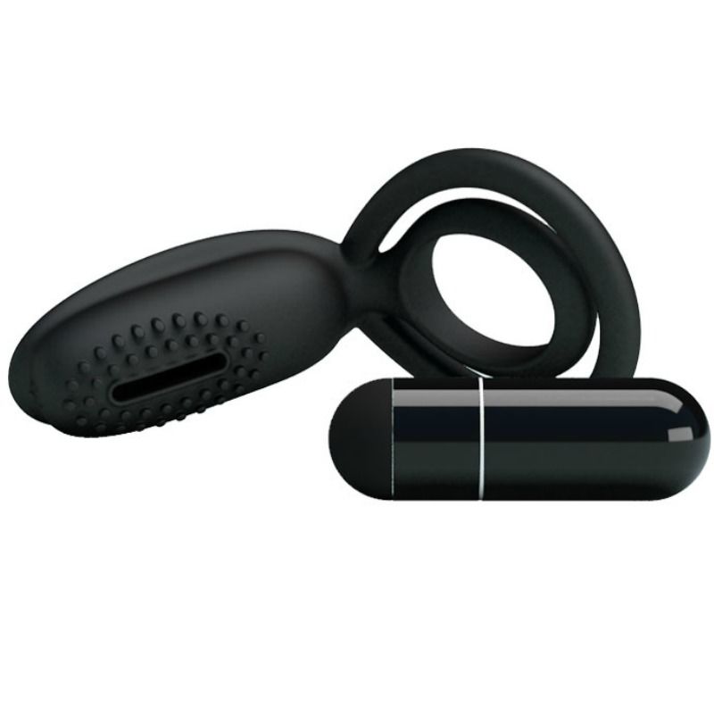 Anneau vibrant avec stimulateur clitoridien — PRETTY LOVE MALE