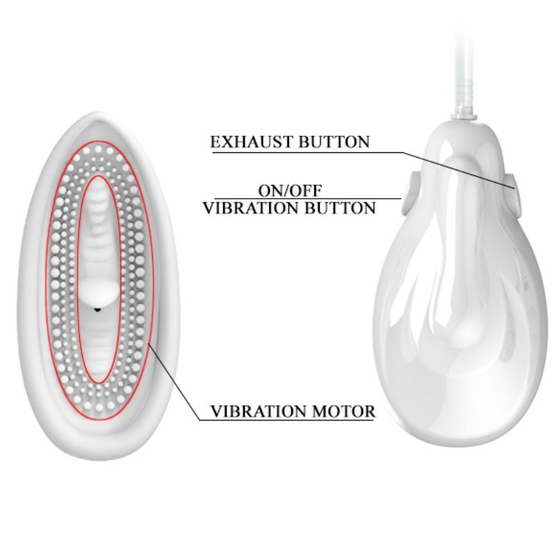 Stimulateur vibrant et aspirant pour clitoris et tétons — PRETTY LOVE FLIRTATION